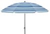 Derby by Doppler Sonnenschirm / Gartenschirm "Como 160", blau gestreift, Ø 160 cm Bild 3