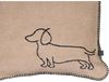 Cawö Kissenhüllen We Love Dogs Companion 62480-93 schwarz/beige 50x50 Bild 2