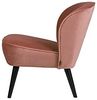 Sessel Sara Samt, Rosa Bild 5