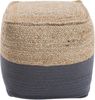 Pouf dunkelgrau 44x44 cm KIRAMA Bild 4