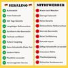 Seralino Bettwäsche Mako Satin Bettwäsche (100% Bio Baumwolle) mit Kissenbezug, 2 teilig, Fairtrade/ GOTS zertifiziert, uni Bettwäsche Set mit Reißverschluss Bild 5
