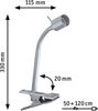 Paulmann No. 95426 Klemmspot Finja Chrom matt 1x6,5W GU10 mit Schalter Bild 5