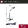 Paulmann No. 95426 Klemmspot Finja Chrom matt 1x6,5W GU10 mit Schalter Bild 2