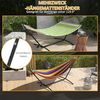 Outsunny Hängemattengestell mit verstellbarem Haken, Tragetasche, (Ständer für Hängematte, 1-St, Hängemattenständer), bis 220 kg Belastbar, Stahl, 290 x 120 x 115 cm Bild 4