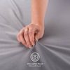 Blumtal® Baumwolle Spannbettlaken 90x190 cm Basics Jersey im 2er Set - Bettlaken 90x190 cm - Oeko-TEX zertifiziertes Spannbetttuch 90x190 cm - Matratzenbezug 90x190 cm - Leintuch - Weiß Bild 5