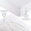 Blumtal® Baumwolle Spannbettlaken 90x190 cm Basics Jersey im 2er Set - Bettlaken 90x190 cm - Oeko-TEX zertifiziertes Spannbetttuch 90x190 cm - Matratzenbezug 90x190 cm - Leintuch - Weiß Bild 4