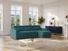 Vente-unique - VIZIR Sofa Stoff Blau - B 223 cm94 cm x H 110 cm95 cm x L 282 cm Bild 2