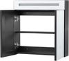 Bad Spiegelschrank LED JARAMILLO 60 cm 60 cm Schwarz Bild 4