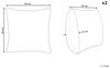 Kissen 2er Set Marokkanisches Muster ALYSSUM 45 x 45 cm Rosa Bild 3