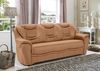 Cavadore 3-Sitzer Bansa mit Federkern / Polstercouch in Leder / 198 x 94 x 95 / Echtleder Hellbraun Bild 2