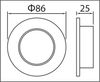 TRANGO LED Einbauleuchte, 3er Set 6729-038M36K LED Einbaustrahler Chrom-Optik inkl. 3x 5 Watt CCT Farbtemperatur Steuerung 2700K-4000K-6500K LED Modul, Einbauspot, Deckenleuchte, Downlight, Deckenlampe Bild 5