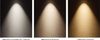 TRANGO LED Einbauleuchte, 3er Set 6729-038M36K LED Einbaustrahler Chrom-Optik inkl. 3x 5 Watt CCT Farbtemperatur Steuerung 2700K-4000K-6500K LED Modul, Einbauspot, Deckenleuchte, Downlight, Deckenlampe Bild 3