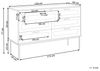 Kommode mit 6 Schubladen PASCO 77 cm Heller Holzfarbton Bild 3