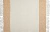 Kuscheldecke SALME Stoff 130 x 170 cm Beige Bild 4