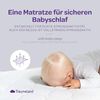 Träumeland T030722 - Matratze für Beistellbett Brise Light 88x50 cm, 2 abgerundete Seiten Bild 4