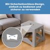 Yorbay Tritthocker Klapphocker, fertig montiert – mit Sicherheitsverriegelung und Rutschschutz Bild 3