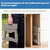 Yorbay Tritthocker Klapphocker, fertig montiert – mit Sicherheitsverriegelung und Rutschschutz Bild 4