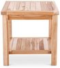 Raburg Gartentisch Beistelltisch Teakholz, 50 x 50 cm, wetterfestes Teak, langlebig, leicht & robust, UV-beständig & pflegeleicht Bild 4