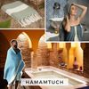furora HOLIDAY Saunatuch Saunahandtuch Saunatuch Damen + Herren, Hamamtuch groß 100x200 XXL Bild 5