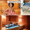 furora HOLIDAY Saunatuch Saunahandtuch Saunatuch Damen + Herren, Hamamtuch groß 100x200 XXL Bild 4