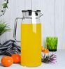 Sendez Wasserkaraffe Glaskaraffe 1,5L mit Edelstahl Filter Wasserkrug Glaskrug Saftkaraffe Bild 2