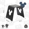 Disney Micky Maus Kinderhocker aus Bugholz-Birkenfurnier, elegante schwarze Oberfläche, 52 x 40,5 x 45 cm (B x T x H) Bild 3