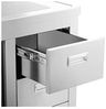 Royal Catering Spülenschrank 160 x 60 x 95 cm Spülenunterschrank 2 Becken je 40 x 40 x 30 cm Bild 2