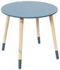THE HOME DECO FACTORY Couchtische, rund, zweifarbig, Blau, Gelb, 2 Stück, Holzwerkstoff Kiefer, Small 33x40 cm-Tall 43x48 cm Bild 5