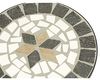 Dehner Blumenständer Blumenhocker Diana mit Mosaik, Stahl/Stein, Dekorativer Blumentisch mit Stern-Mosaik und wetterbeständigem Metall Bild 5