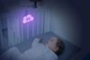 Badabulle B015006 Nachtlicht Wolke, Spieluhr mit 15 Melodien, 6 Lichtfarben, Klettverschluss für Kinderbett, mehrfarbig Bild 2