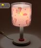 Dalber Kinder Tischlampe Nachttischlampe Nachtlicht Unicorns Einhörner, 41591N, G4-4W LED - Glühbirne enthalten, Rosa Bild 3