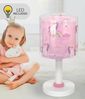 Dalber Kinder Tischlampe Nachttischlampe Nachtlicht Unicorns Einhörner, 41591N, G4-4W LED - Glühbirne enthalten, Rosa Bild 2
