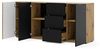 AURIS 3D3S Kommode 180 cm Artisan Eiche / Schwarz matt Bild 3
