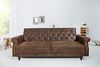 riess-ambiente Sofa MAISON BELLE AFFAIRE 220cm antik braun, mit Bettfunktion Bild 2