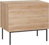 Sideboard heller Holzfarbton 2 Rattan-Türen PASCO Bild 5