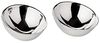 EDZARD Servierschale Asti, Edelstahl, 2er-Set, Silber-Optik, H 5 cm Bild 3