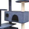 vidaXL Katzen-Kratzbaum Sisal 125 cm Dunkelblau 170479 Bild 2
