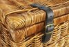 Kobolo Truhe Korbtruhe Sitztruhe - Rattan - lacak braun - mit Staufach Bild 5
