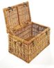 Kobolo Truhe Korbtruhe Sitztruhe - Rattan - lacak braun - mit Staufach Bild 3