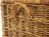 Kobolo Truhe Korbtruhe Sitztruhe - Rattan - lacak braun - mit Staufach Bild 2