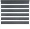 WOLTU Doppelrollo Klemmfix ohne Bohren Dunkelgrau 70x120 cm (BxH), Duo Rollo Zebrarollo Fensterrollo Klemmrollo Seitenzugrollo Easyfix lichtdurchlässig & verdunkelnd Rollos für Fenster und Tür Bild 3
