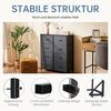 SURFOU Hängeregal Organizer Türorganizer Hängeorganizer Schuhaufbewahrung Hängend, fur Schlafzimmer, Buro, mit 5 Fächern Klarem Fenstertür Aufbewahrung Türhänger 2 Metallhaken Bild 5