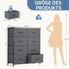 SURFOU Hängeregal Organizer Türorganizer Hängeorganizer Schuhaufbewahrung Hängend, fur Schlafzimmer, Buro, mit 5 Fächern Klarem Fenstertür Aufbewahrung Türhänger 2 Metallhaken Bild 3