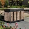 Keter Gartenbox Kentwood, 190 Liter, Holzoptik Pinie, Deckel bis 260 kg belastbar, abschließbar, wetterfest, UV-resistent, wartungsfrei Bild 3