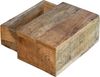 Wandboard aus Massivholz mit Geheimfach - Mangoholz - Ideal für Küche & Bad Bild 4