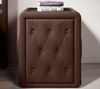 Designer Nachttisch Josy (Samt) Braun Bild 4