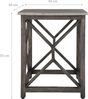 Beistelltisch Ø 45x55 cm Grau aus Mangoholz WOMO-Design Bild 5