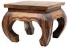 Opiumtisch Hellbraun - 30cm Thailand Beistelltisch Hocker Nachttisch Pflanzenhocker asiatischer Tisch Akazienholz Inkl. Südostasien Bildband als PDF Datei Bild 2