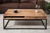 riess-ambiente Couchtisch IRON CRAFT 100cm natur / schwarz (Einzelartikel, 1-St), Wohnzimmer · Massivholz · Metall · eckig · mit Schublade · Industrial Bild 4