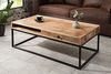riess-ambiente Couchtisch IRON CRAFT 100cm natur / schwarz (Einzelartikel, 1-St), Wohnzimmer · Massivholz · Metall · eckig · mit Schublade · Industrial Bild 2